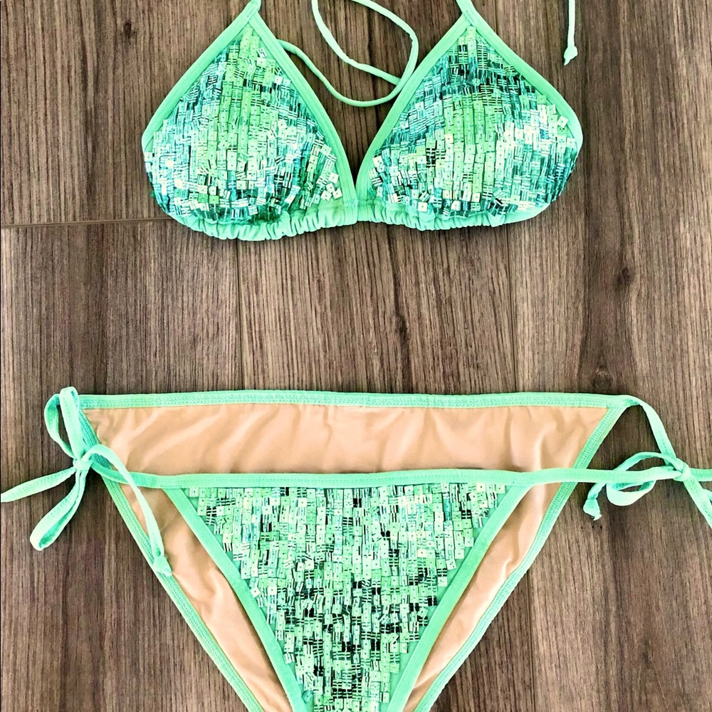 Victoria’s Secret Sequin Jewel Bikini 2 Pieces